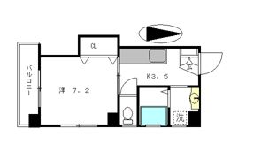 エスポワール大川筋の間取り画像