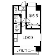 クロス天神南の間取り画像