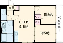 クリエオーレ石原町の間取り画像