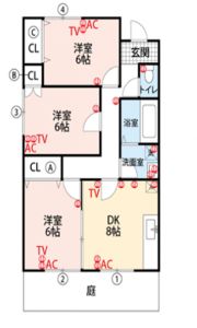 ステーションタウン大善寺Ⅱの間取り画像