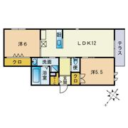 ISOLA板付の間取り画像