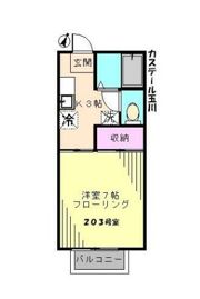 カステール玉川の間取り画像