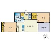 ISOLA板付の間取り画像