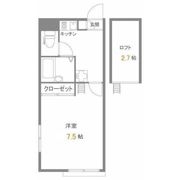 メインシティガーデン 新井弐番館の間取り画像