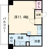 コネクト新水前寺の間取り画像