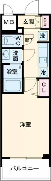 プレサンス THE 神戸の間取り画像