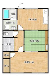 原口貸家（山之口町花木）の間取り画像