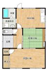原口貸家（山之口町花木）の間取り画像
