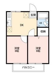 彩輝8Cの間取り画像
