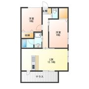 シーステージ石田の間取り画像
