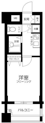 ミリオン大塚アヴィニティーの間取り画像