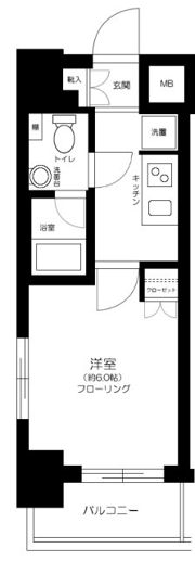 グラントゥルース門前仲町の間取り画像
