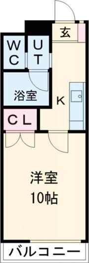南大通りパークハイツの間取り画像