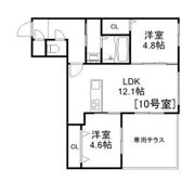 Alivis美園の間取り画像