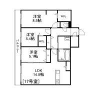 Alivis美園の間取り画像