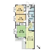 ライオンズマンション市川行徳の間取り画像