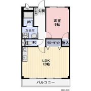 MOON RIVER Bの間取り画像