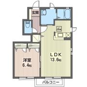 メゾンドボヌールAの間取り画像