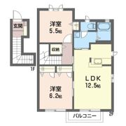クレールメゾン Cの間取り画像