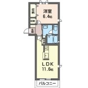 トップグリーンヒルズDの間取り画像