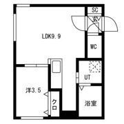 CLARICE麻生(クラリーチェアサブ)の間取り画像