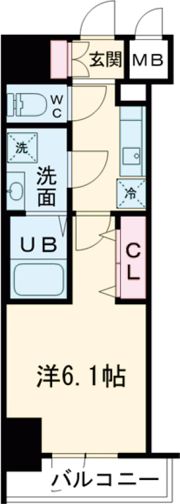 S-RESIDENCE横濱吉野町burgeonの間取り画像