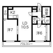 リベルティ南平岸の間取り画像