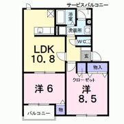 ラヴィ－ヌの間取り画像