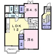 クレストール長船Aの間取り画像