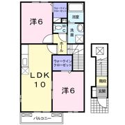 エアリ－ ヒルⅡの間取り画像