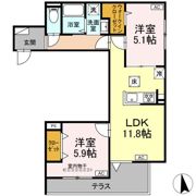 セレスティア東向島の間取り画像