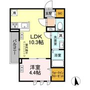 セレスティア東向島の間取り画像
