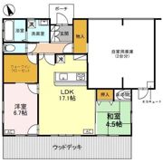 坂田ハイツの間取り画像