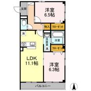 ラフォーレFの間取り画像