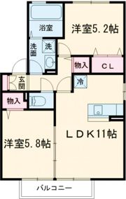 セジュールWITHの間取り画像