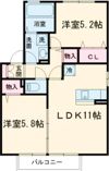 セジュールWITHの間取り画像