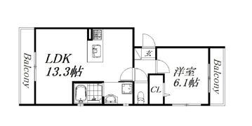 シャーロット三方原Ⅱの間取り画像