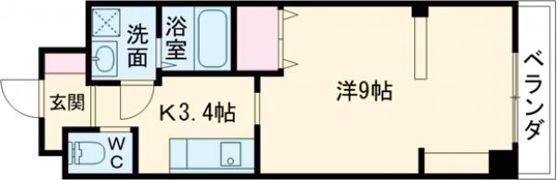 プレシス枚方の間取り画像