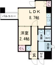 ネクストステージ神戸元町の間取り画像