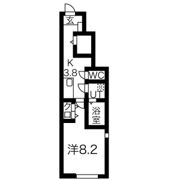 seesaw清水町の間取り画像