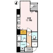 エトワール北新地の間取り画像