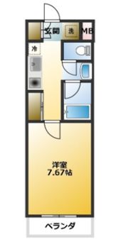 C's Manganji Ⅰの間取り画像