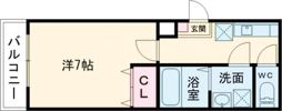 (仮称)ジーメゾン福生牛浜の間取り画像