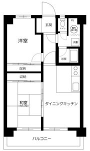 エーデルハイム155の間取り画像