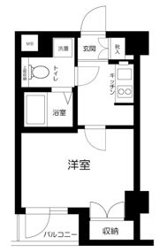 エルミタージュ東高円寺の間取り画像