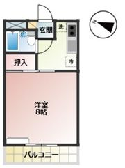 コーポモビリエ2号館の間取り画像