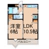 KKマンションの間取り画像