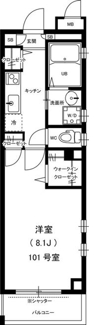 リブリ・カーサ横浜三ツ沢の間取り画像