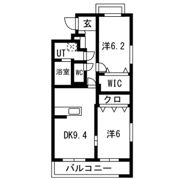 プラウドRの間取り画像