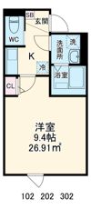 GRADUS西浦和（グラドゥスニシウラワ）の間取り画像